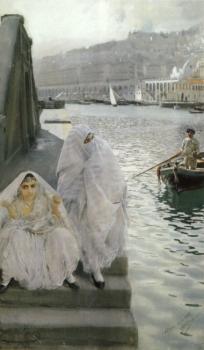 Anders Zorn : In the harbour of Algiers